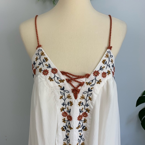 NWT Ethereal Maxi Dress, Renaissance Festival, White spring fairy gown goddess - Picture 3 of 9